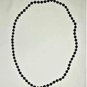14-K Gold/Black Onyx Necklace